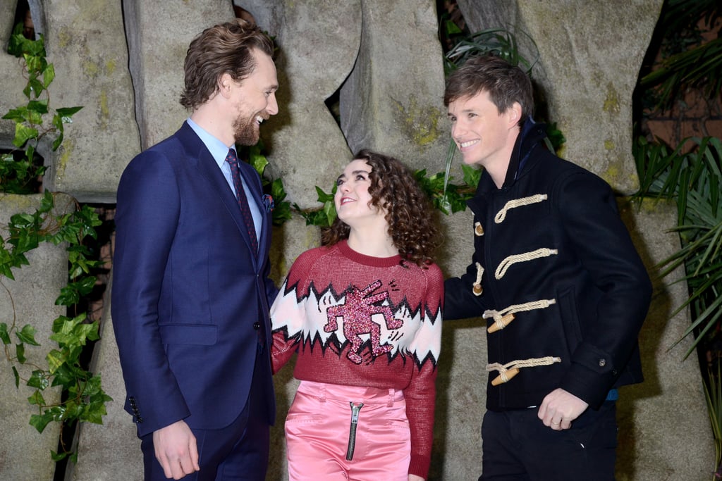 Pictured: Tom Hiddleston, Maisie Williams, and Eddie Redmayne.