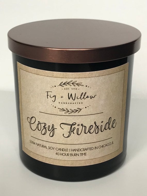 Cosy Fireside Scented Soy Candle