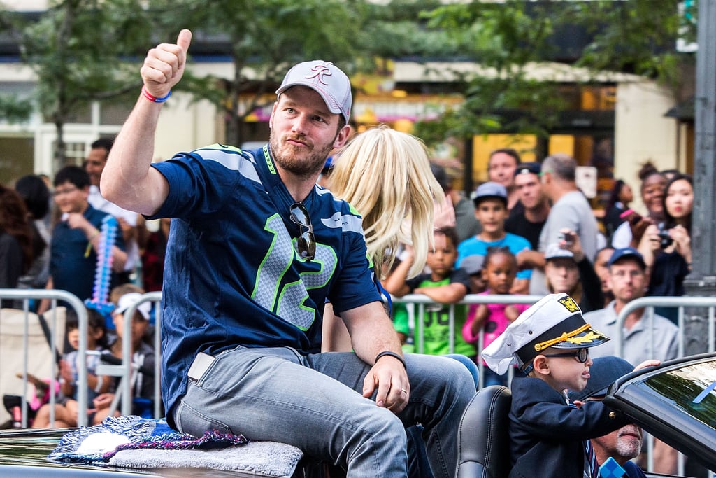 Chris Pratt and Anna Faris at Seafair Torchlight Parade 2016