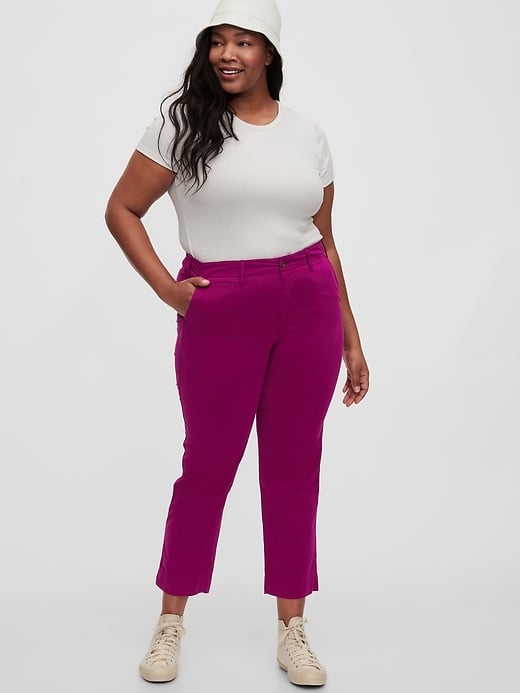 gap khakis straight stretch