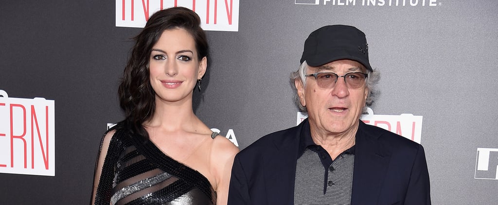 Anne Hathaway and Robert De Niro at The Intern NYC Premiere