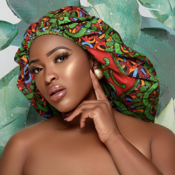 Satin head cheap scarf for bed