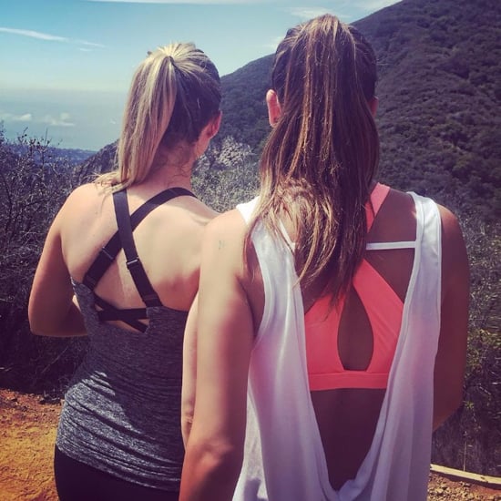 Lea Michele Hiking