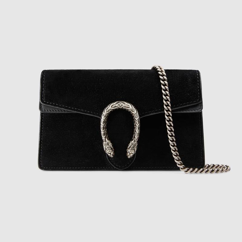 Gucci Suede Super Mini Bag