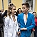 Dylan Sprouse and Barbara Palvin Wearing Matching Suits