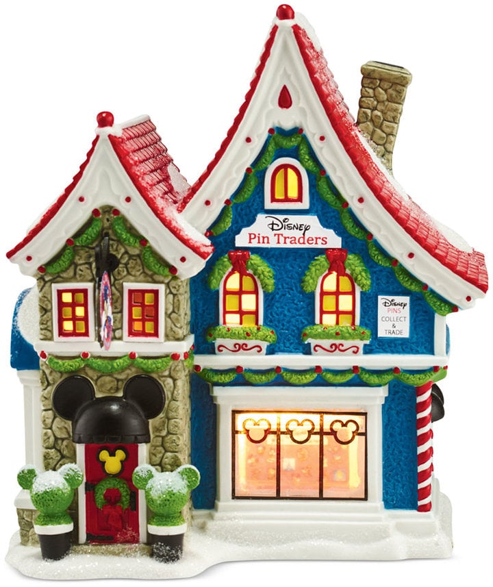 Mickey's Christmas Village Collection "Mickey's Pin Traders"