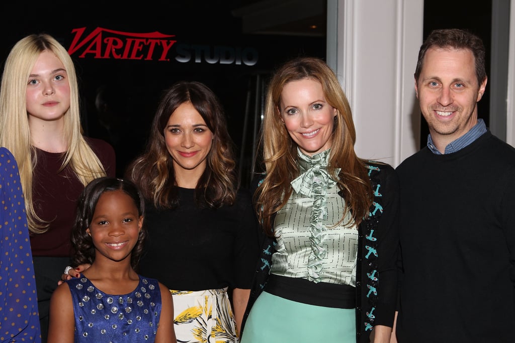 Elle Fanning, Quvenzhane Wallis, Rashida Jones, Leslie Mann and Jon Weisman were at the Variety Studio in LA.
Elle Fanning, Quvenzhane Wallis, Rashida Jones, Leslie Mann and Jon Weisman were at the Variety Studio in LA.