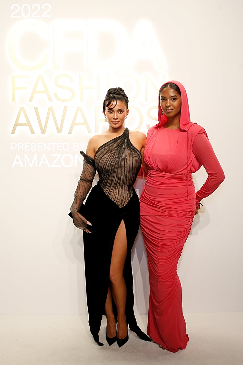 Natalia Bryant and Kylie Jenner at the 2022 CFDA Fashion Awards