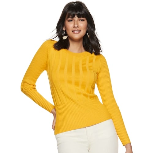 Nine West Ribbed Sweater | Ciara Is the 