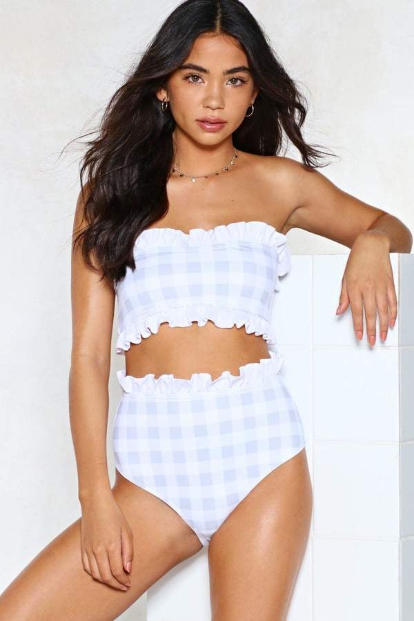 Nasty Gal Gingham Bikini Set