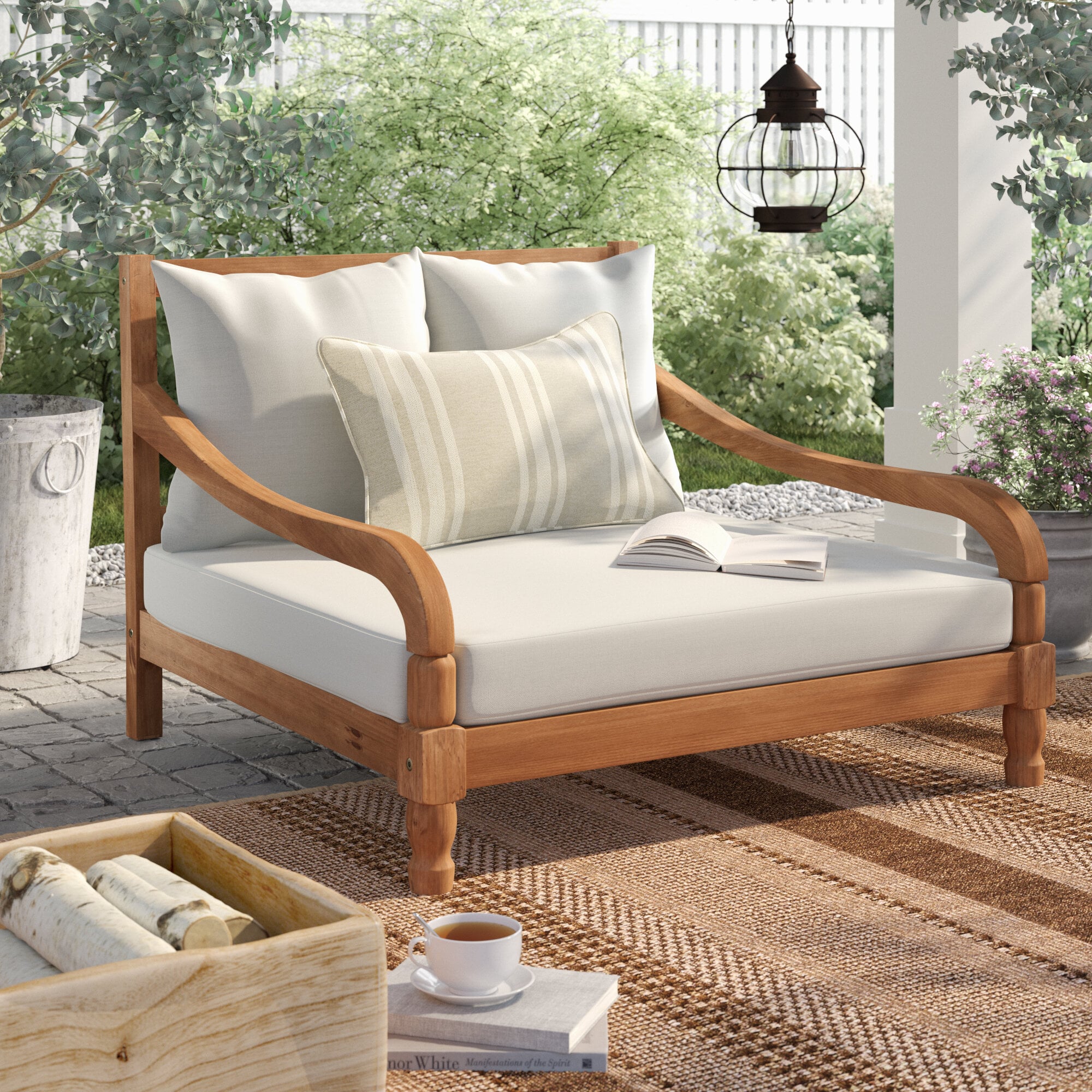 Belton reclining chaise outlet lounge with cushion