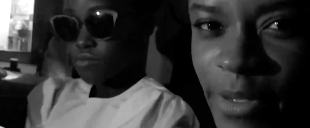 Lupita Nyong'o and Letitia Wright Freestyle Rapping Video