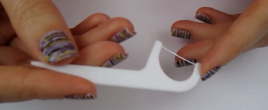 Dental Floss Nail Art Tutorial | Video