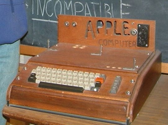 The Apple 1 was the company's first computer and sold for the devilish price of $666.66.
Source: WikiCommons