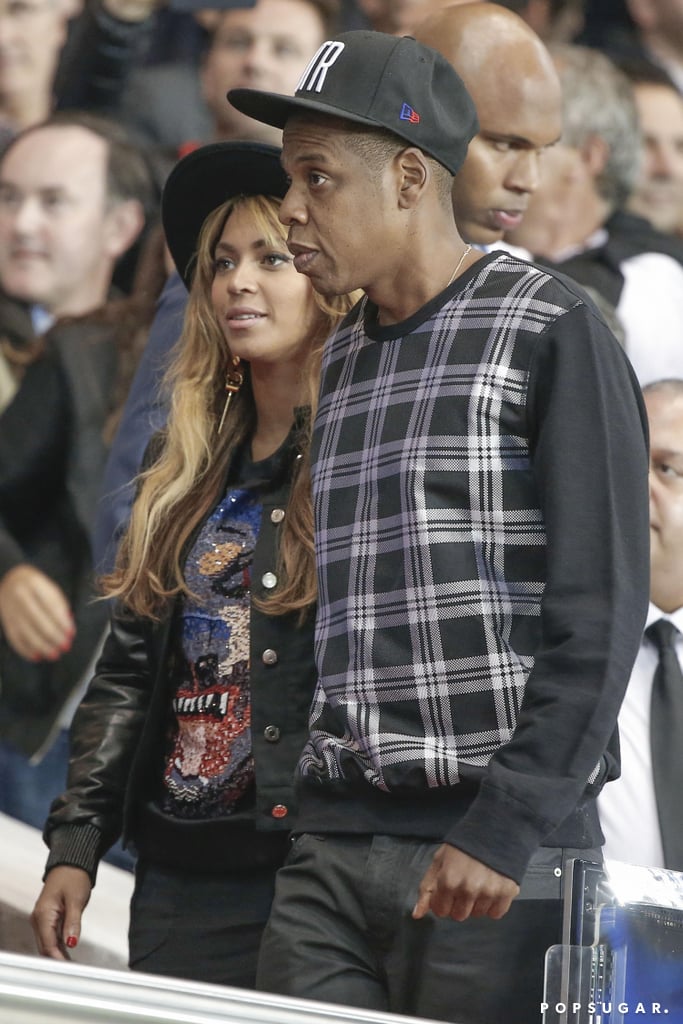 Beyonce, Jay Z, and David Beckham at a Soccer Game Together