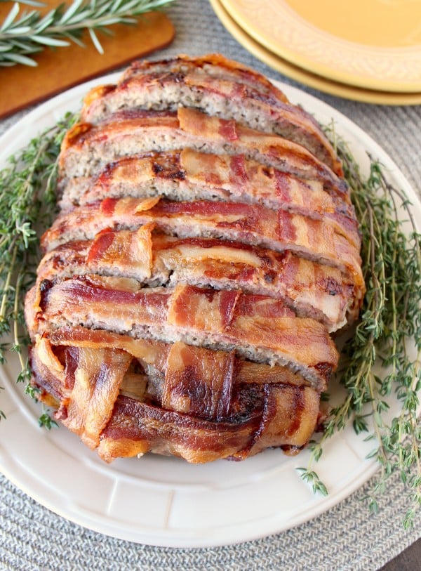 Bacon-Wrapped Meatloaf