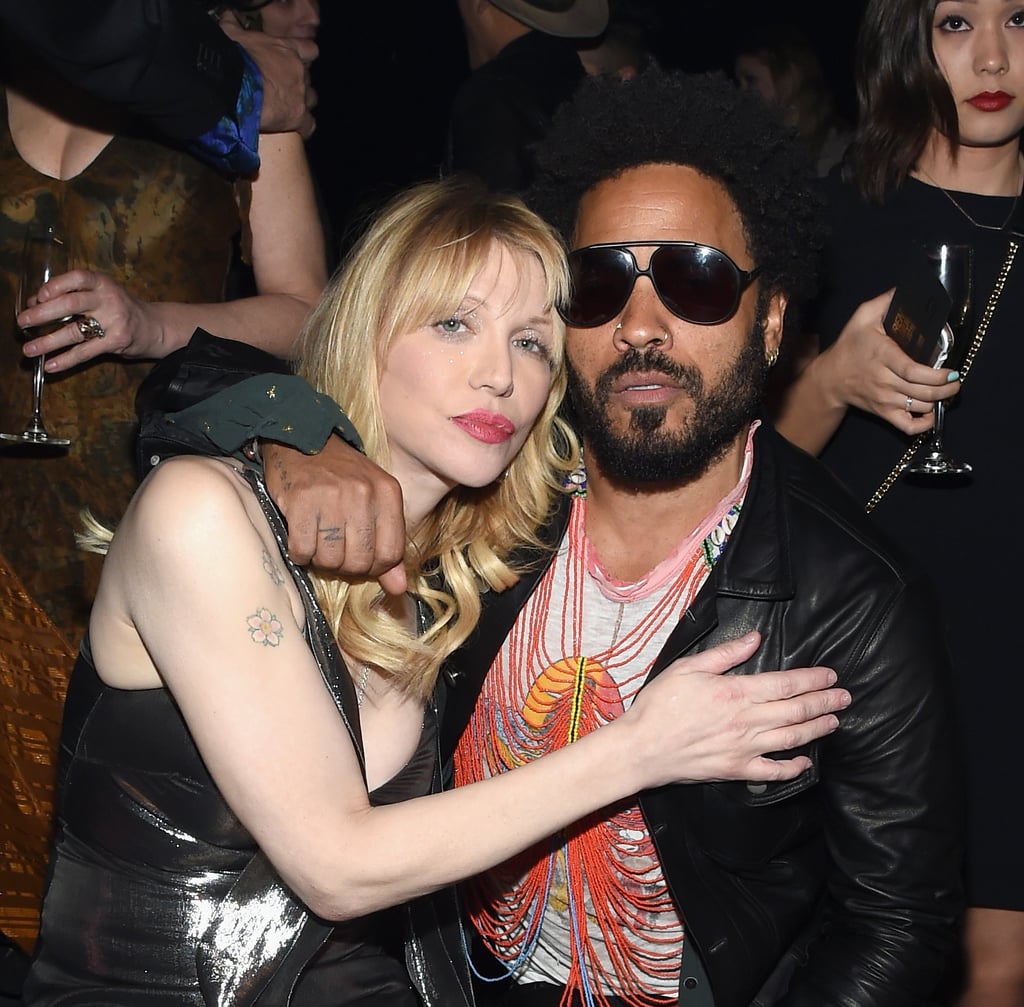 Pictured: Lenny Kravitz and Courtney Love