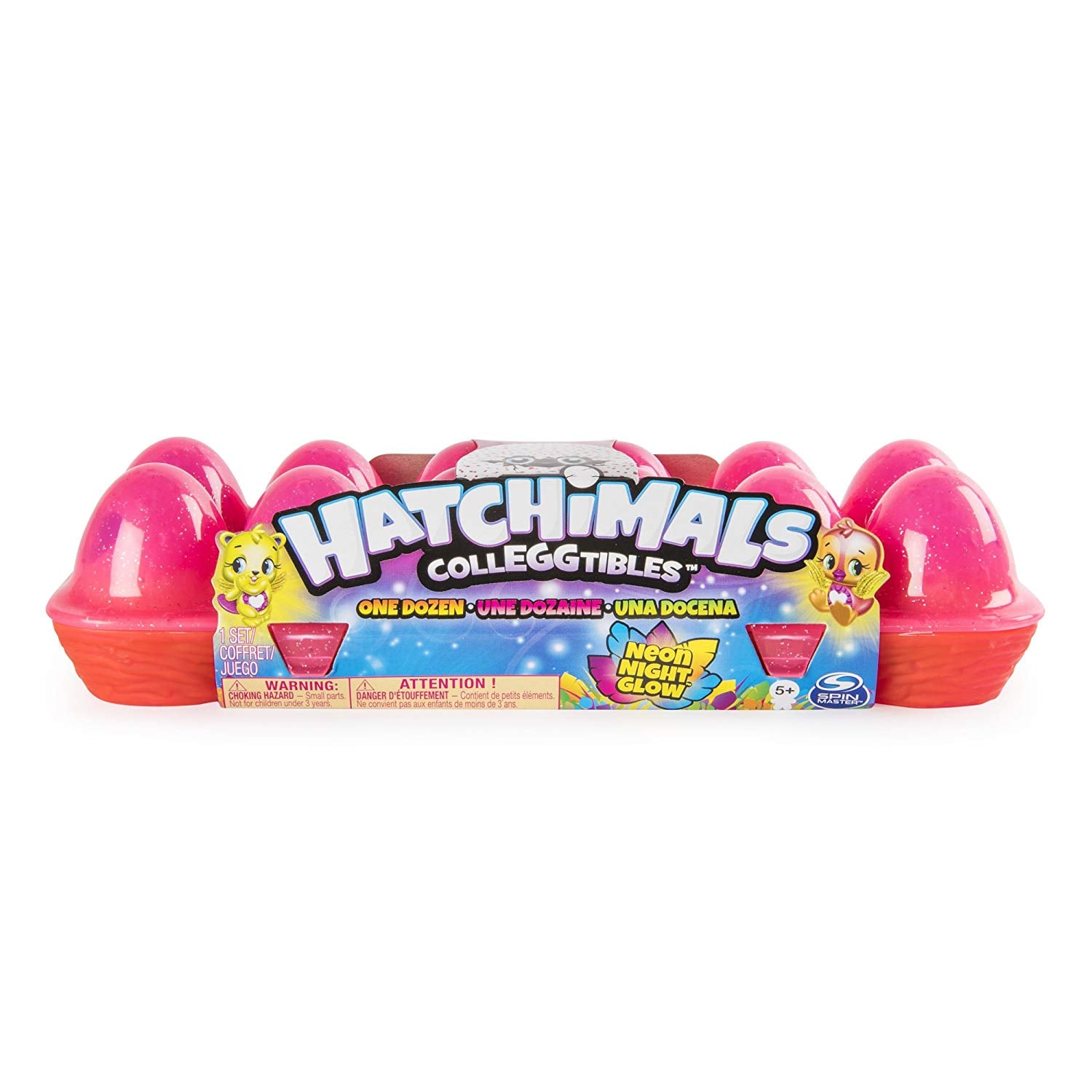 Hatchimals neon shop nightglow list