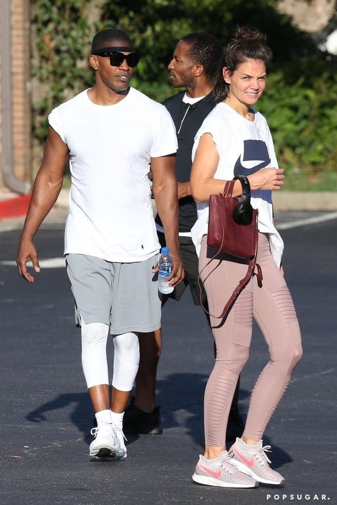 Katie Holmes And Jamie Foxx Out In Atlanta September 2018 Popsugar Celebrity 