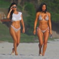 Kim and Kourtney's Beach Vacation Involves a Good Amount of Booty and Underboob