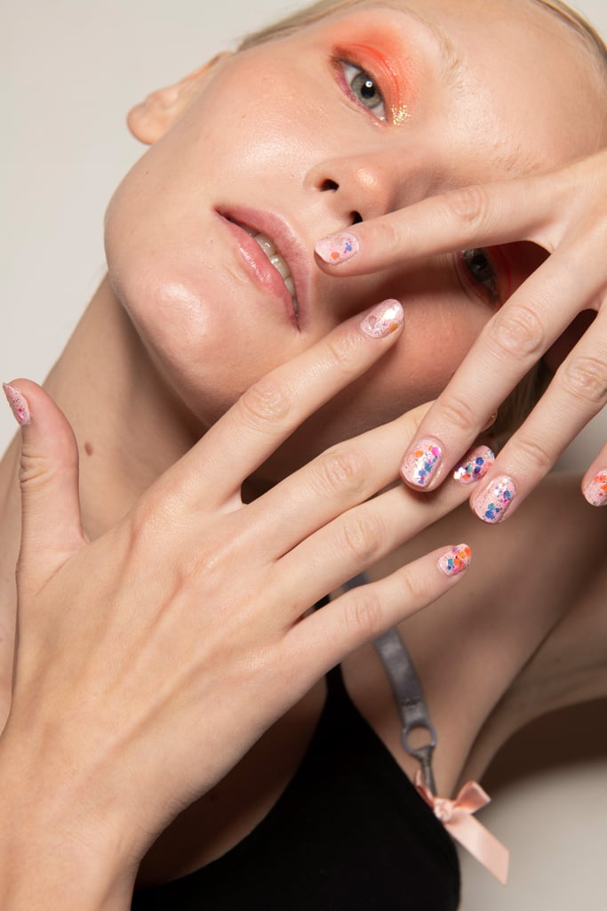 Paint-Splattered Nails at Vivetta Spring 2020