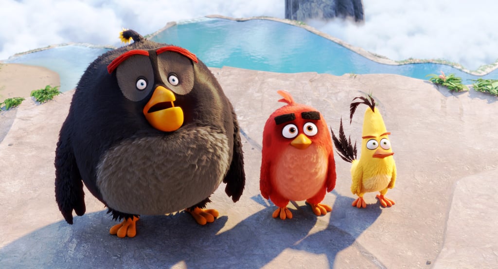 Bomb, Red, and Chuck in "Angry Birds"