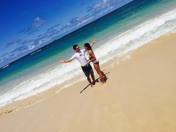 Zac Efron and Sami Miro in Hawaii 2015 | Pictures
