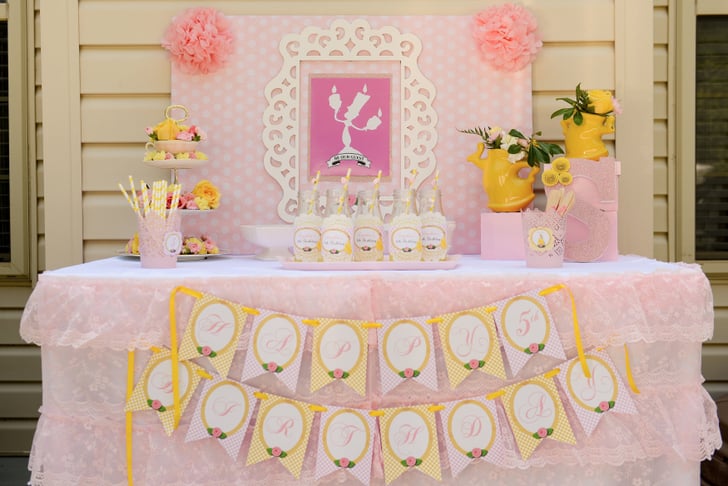 Beauty And The Beast Belle Birthday Party Popsugar Family