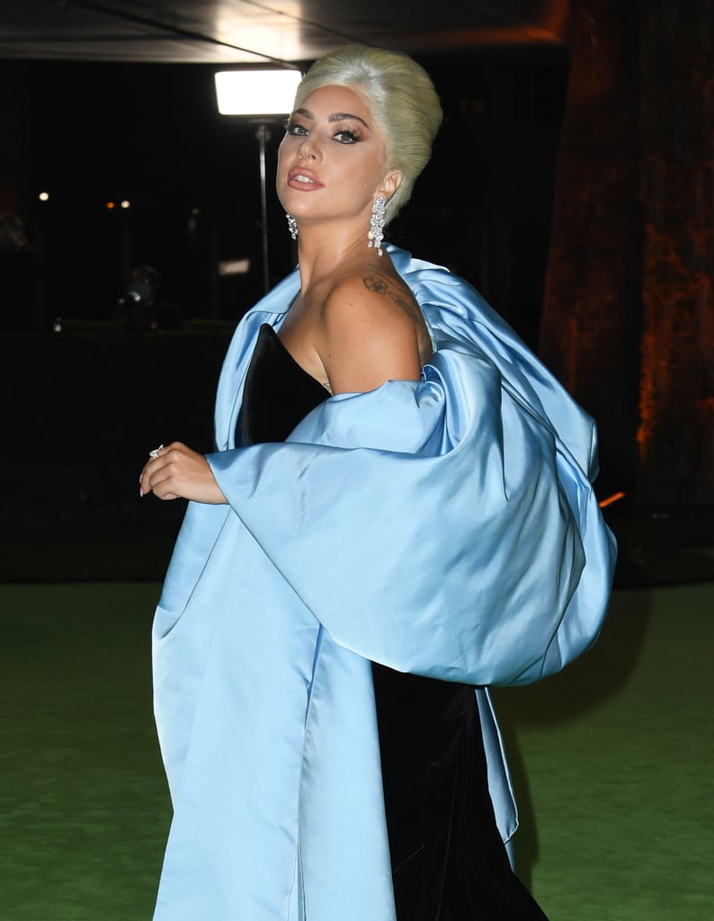 Lady Gaga's Strapless Schiaparelli Dress | Photos