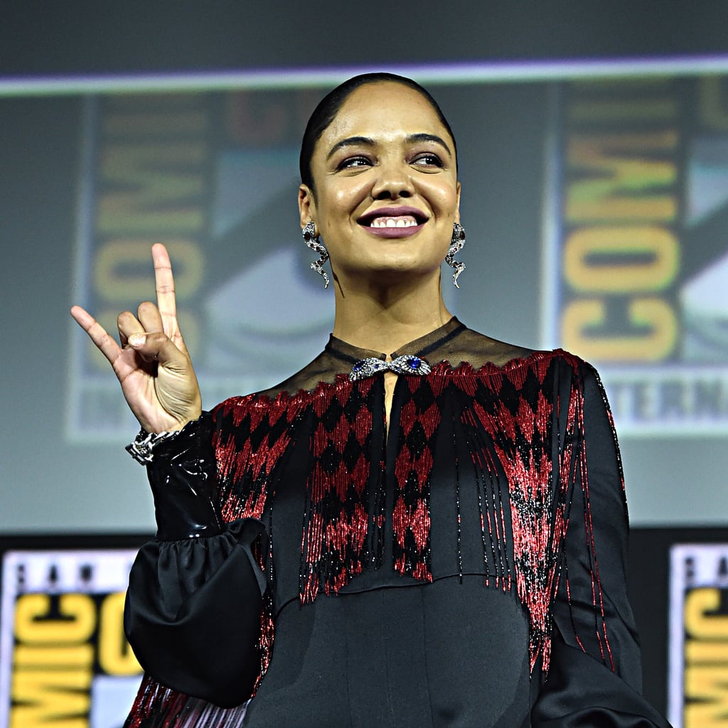 Pictured: Tessa Thompson at San Diego Comic-Con.