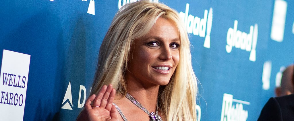 Britney Spears's Lob Haircut on the Beach