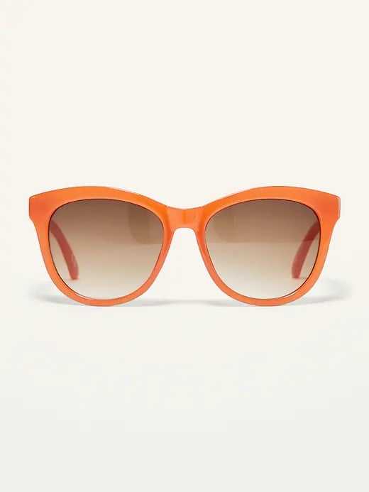 Old Navy Orange Round-Frame Sunglasses