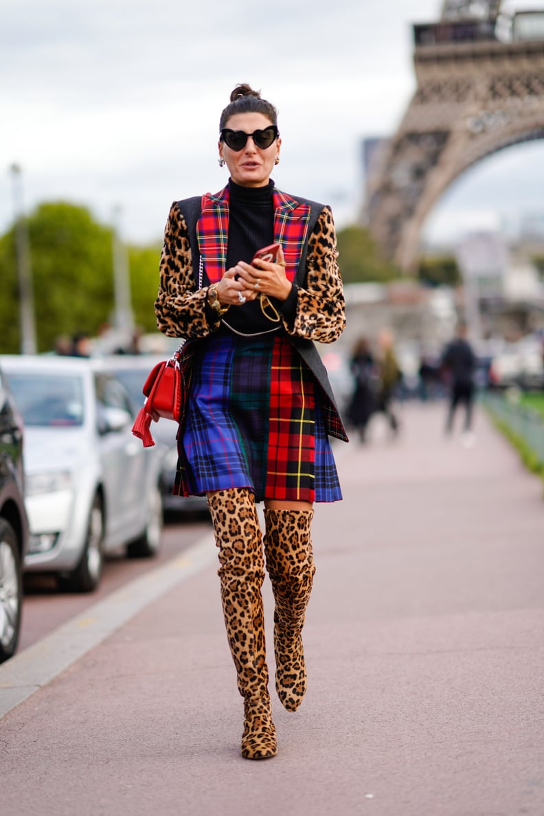 Mix Your Plaids With Animal Prints