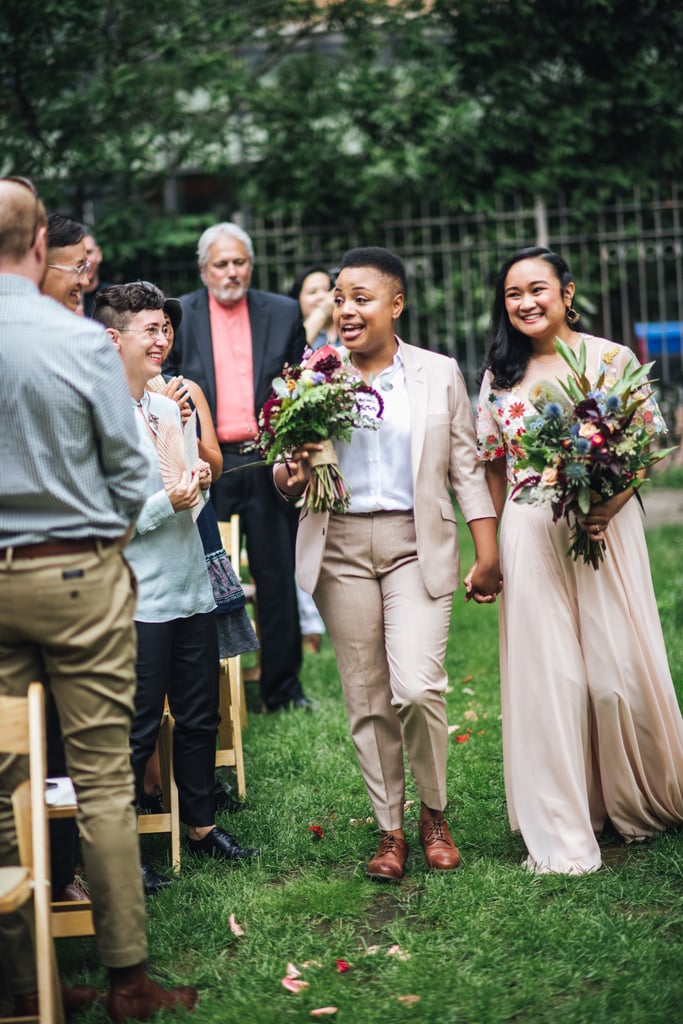 Outdoor Garden Party Wedding in Brooklyn