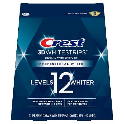 Crest 3D Whitestrips Professional White Teeth Whitening Kit