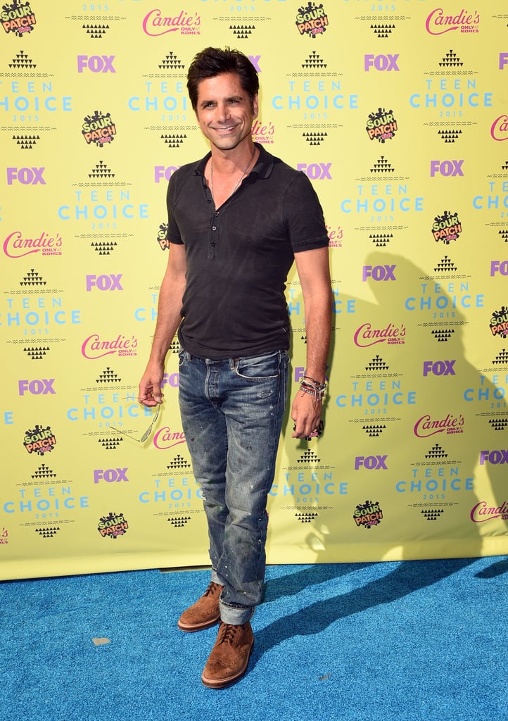 John Stamos and Wiz Khalifa at Teen Choice Awards 2015