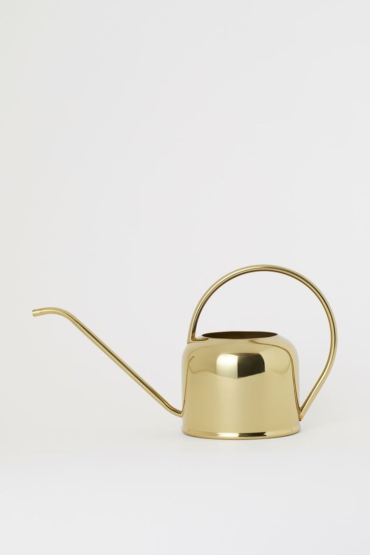 A Gold Watering Can H&M Metal Watering Can H&M Home Collection