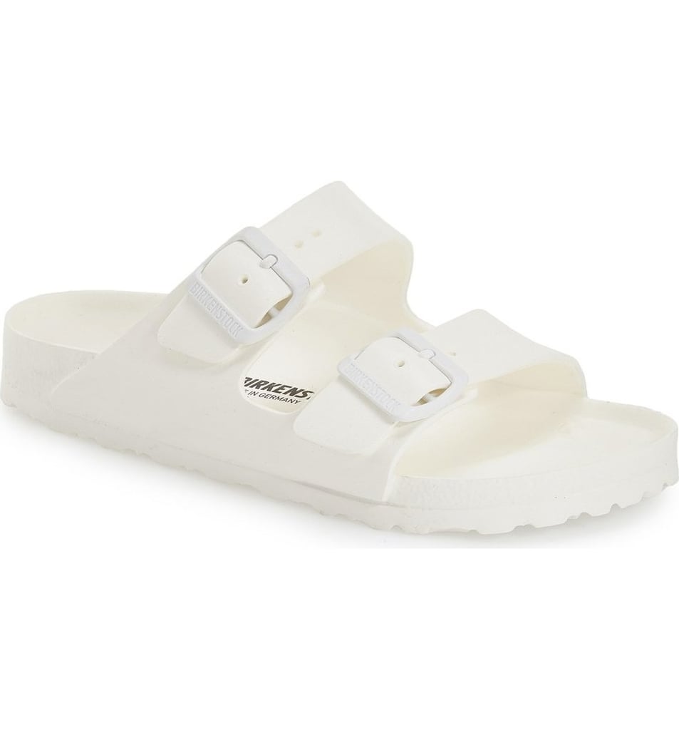 Birkenstock Essentials Arizona Slide Sandal | Best White Sandals 2018 ...