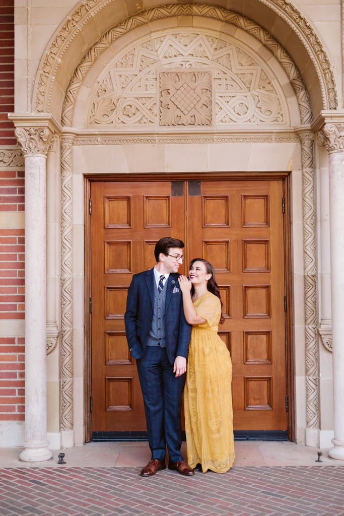 Harry Potter Hufflepuff and Ravenclaw Engagement Photos