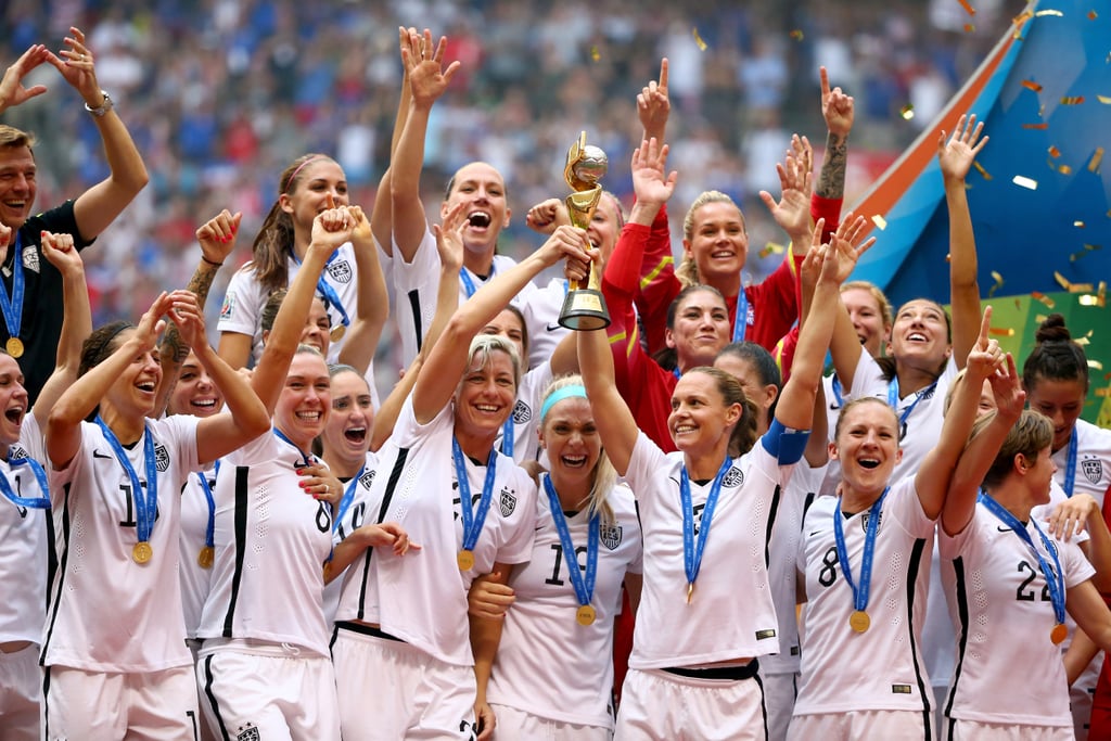 Abby Wambach Kisses Wife After Soccer Win