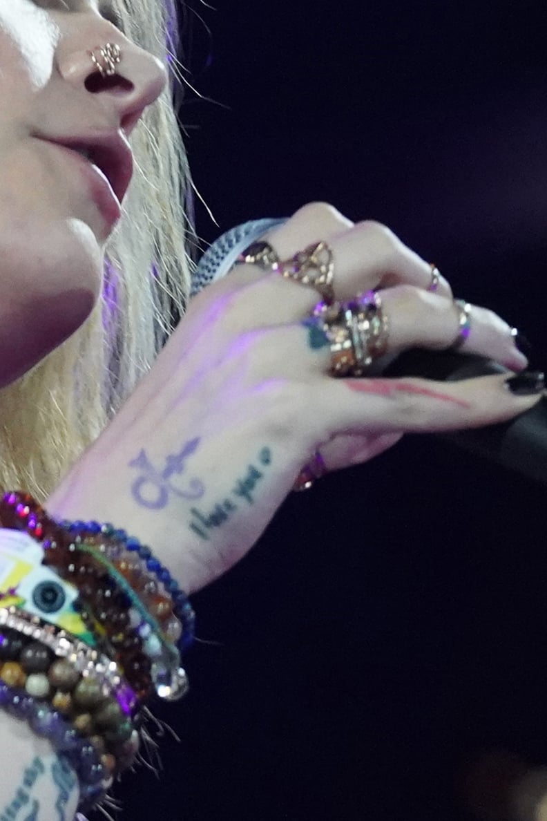 Paris Jackson's "I Love You" Hand Tattoo