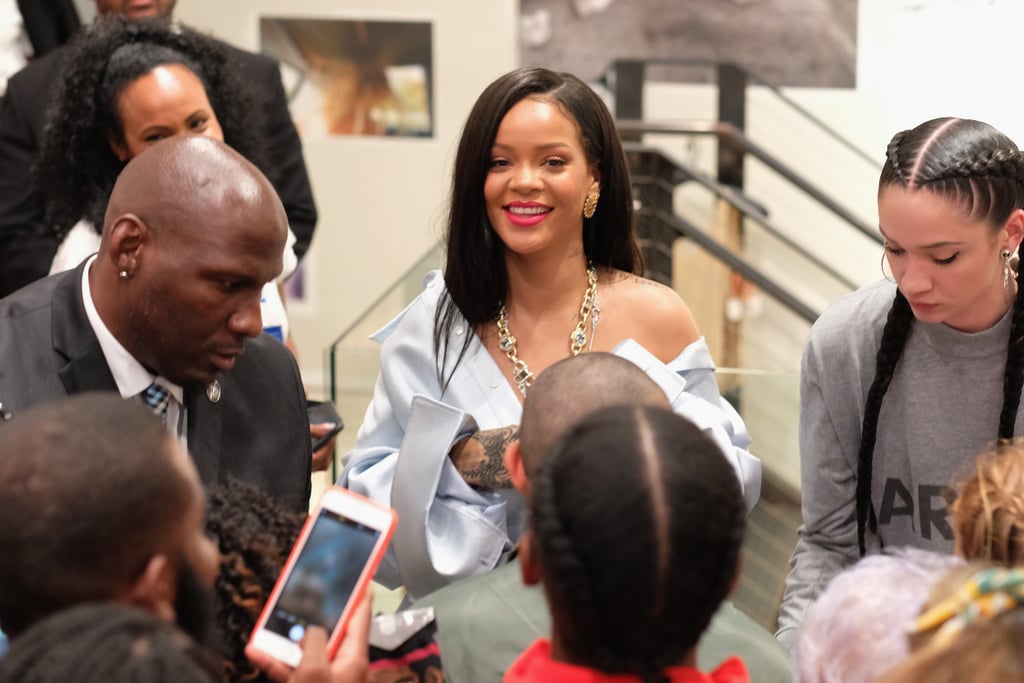 Rihanna at Fenty x Stance Event in NYC June 2018