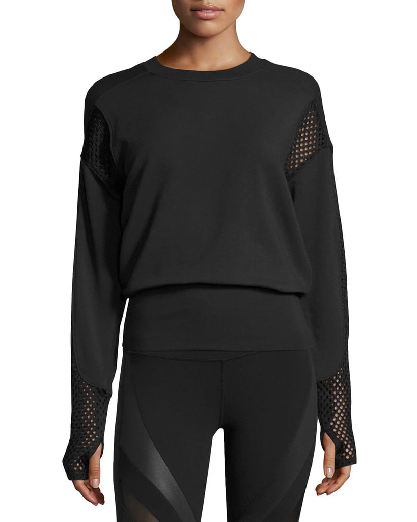 Alo Yoga Formation LongSleeve Top in Black AllBlack Workout Clothes