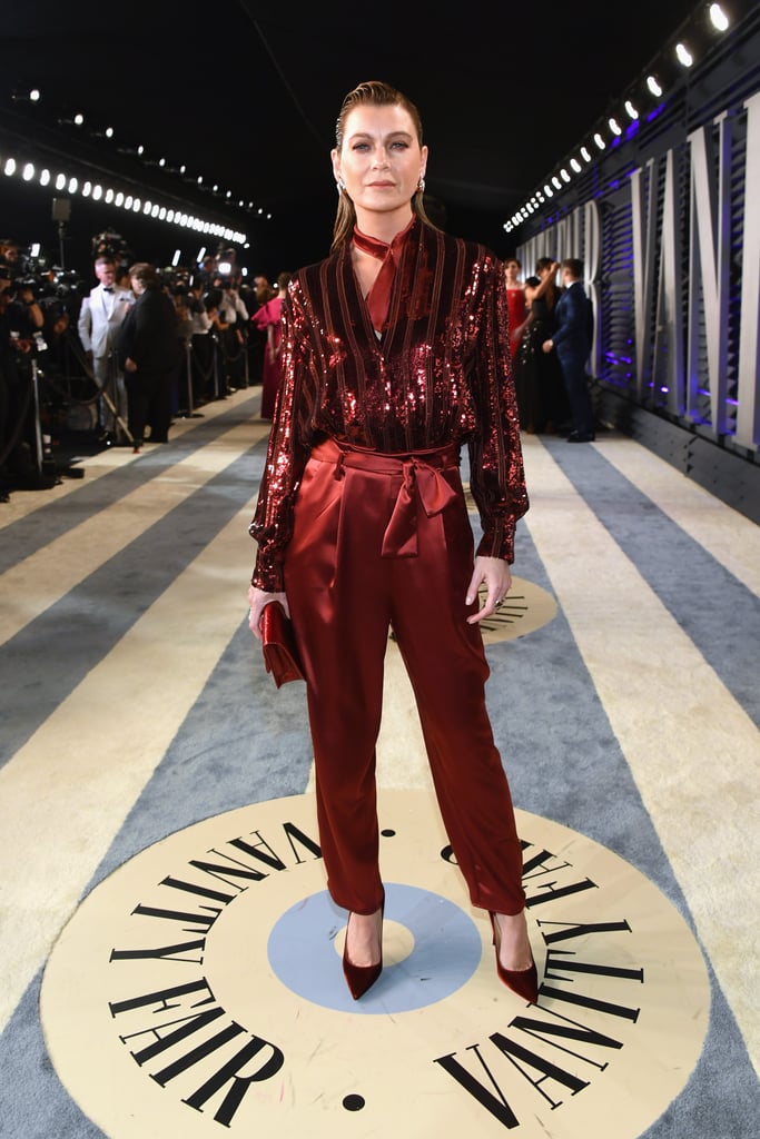 Ellen Pompeo at the 2019 Vanity Fair Oscar Party