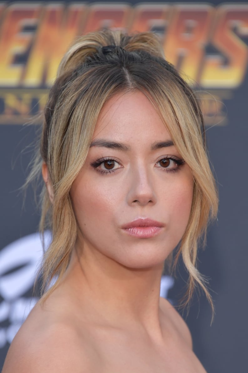 LOS ANGELES, CA - APRIL 23:  Chloe Bennet attends the premiere of Disney and Marvel's 'Avengers: Infinity War' on April 23, 2018 in Los Angeles, California.  (Photo by Neilson Barnard/Getty Images)