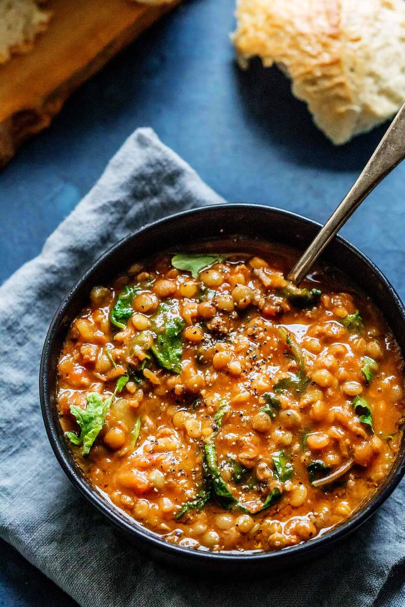 Lentil Soup With Sausage and Kale