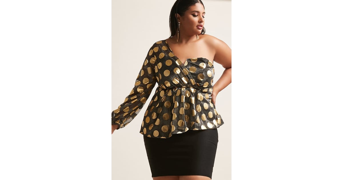 forever 21 metallic shirt