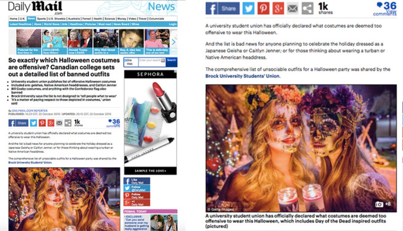 Is Sugar Skull Makeup Offensive? POPSUGAR Latina