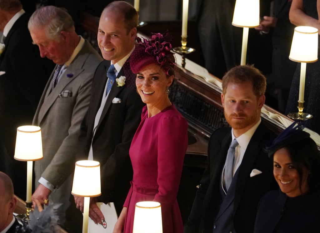 Kate Middleton and Prince William at Eugenie's Wedding