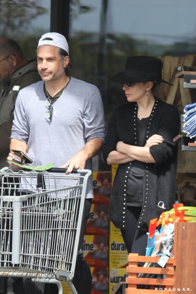 Lady Gaga and Christian Carino Holding Hands March 2018
